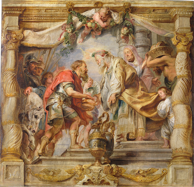 El encuentro de Abraham y Melquisedec