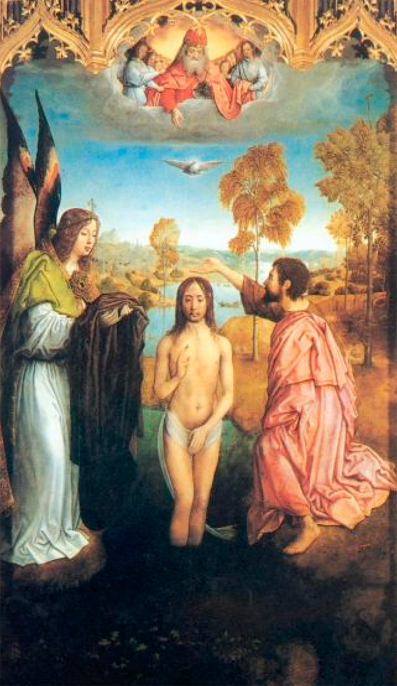 El bautismo de Cristo