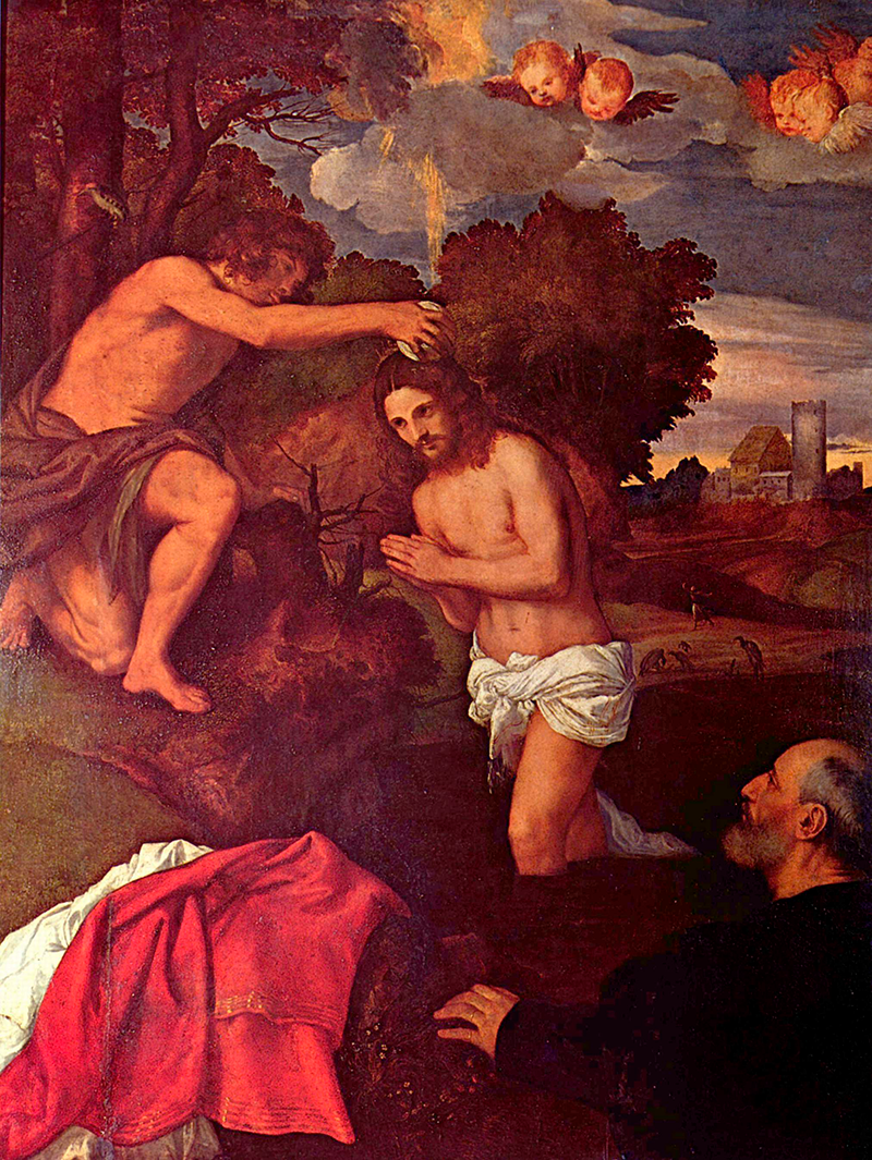 El bautismo de Jesús El bautismo de Jesús