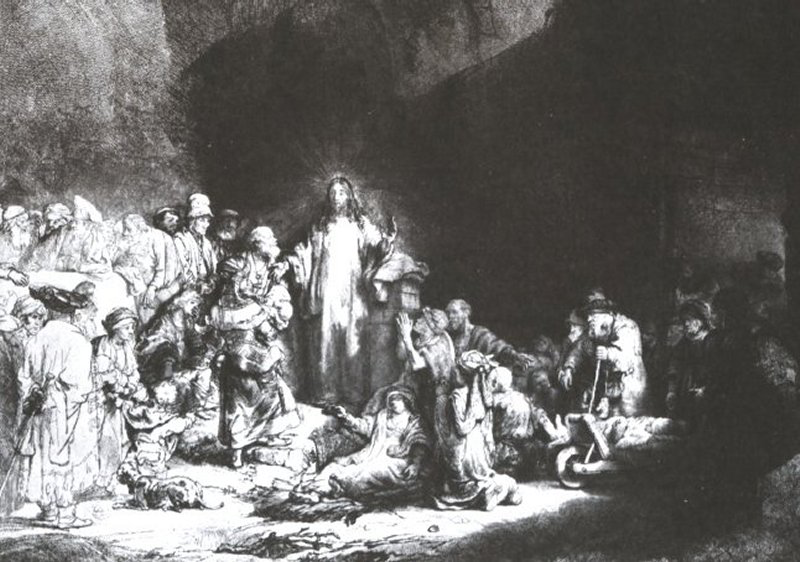 Cristo curando enfermos