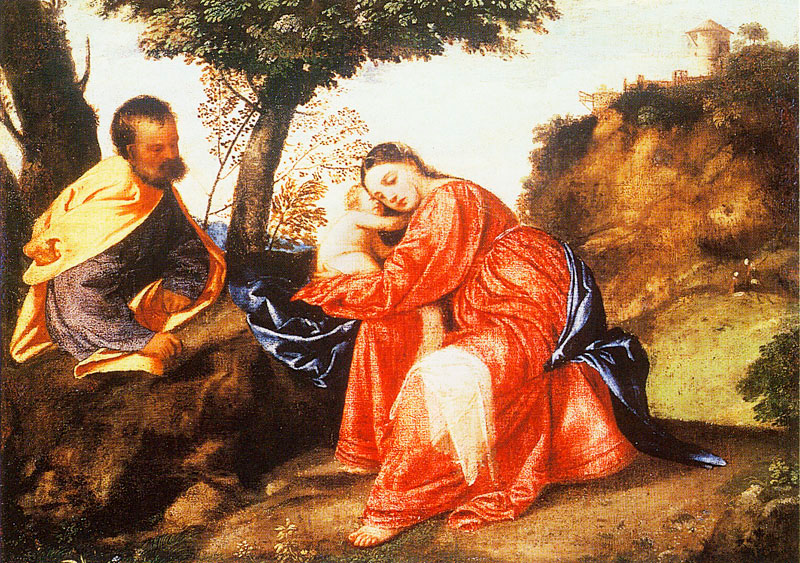 Descanso en la huida a Egipto Descanso en la huida a Egipto