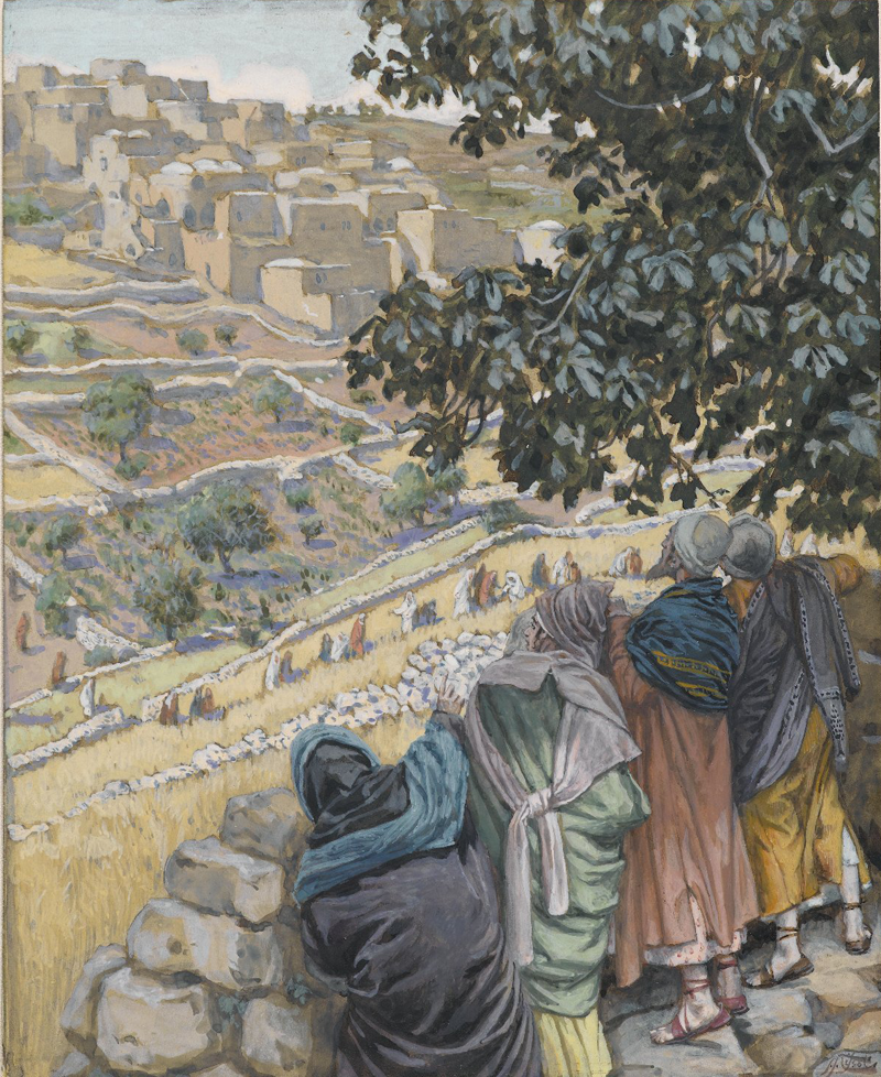 Los discípulos recogen espigas en el día de reposo