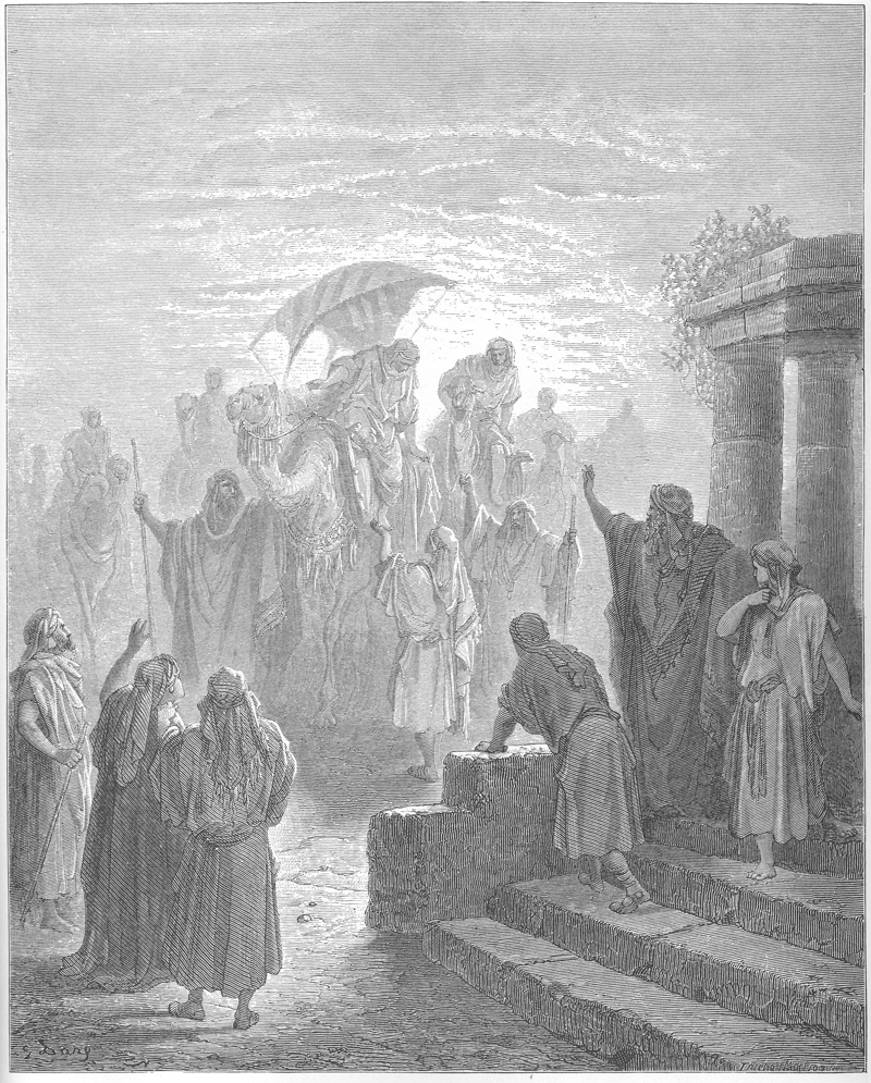 La reunión de Isaac y Rebeca La reunión de Isaac y Rebeca