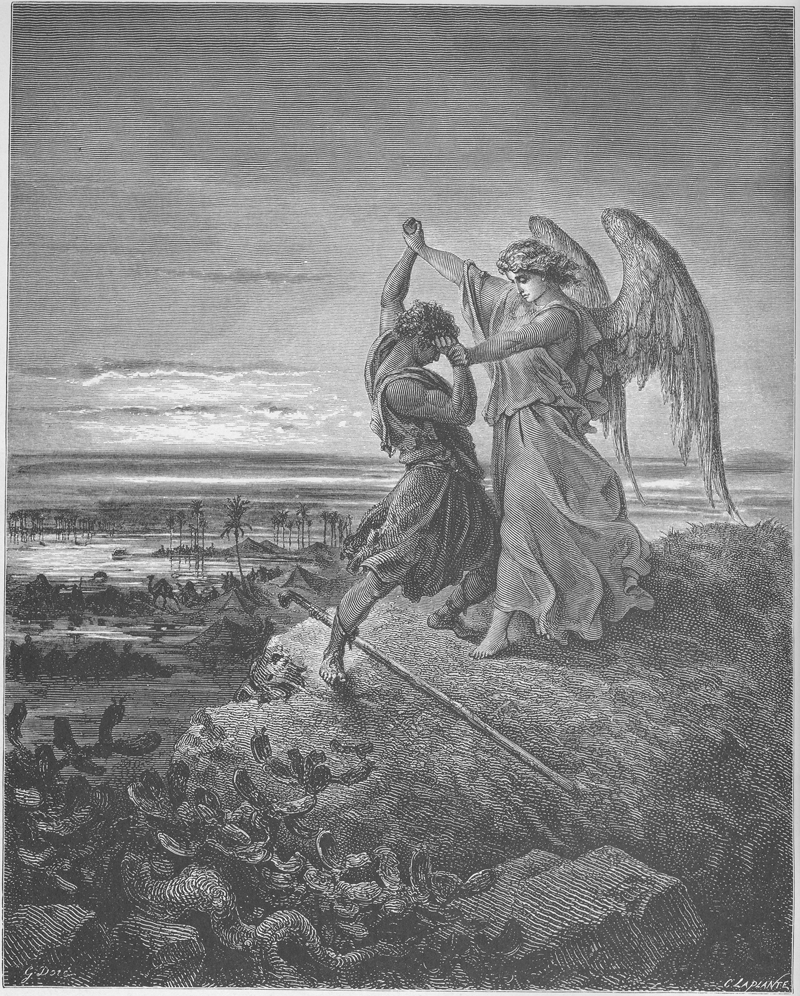 Jacob lucha con el ángel