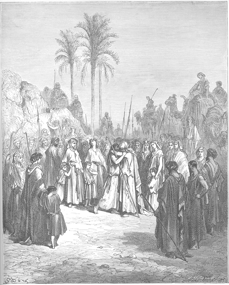 Reconciliación entre Jacob y Esaú Reconciliación entre Jacob y Esaú