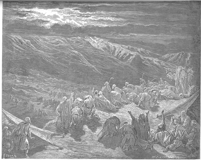 Dios da la ley en el monte Sinaí Dios da la ley en el monte Sinaí