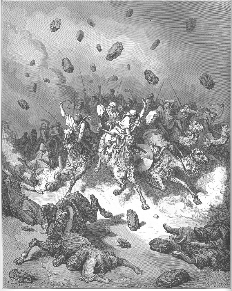 El ejército de los amorreos es destruido El ejército de los amorreos es destruido