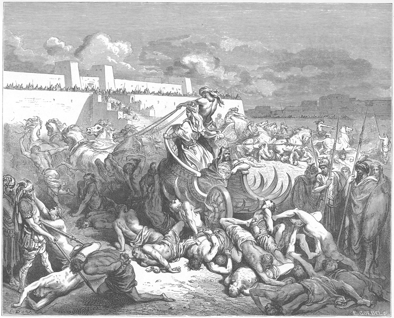 David ataca a los amonitas David ataca a los amonitas