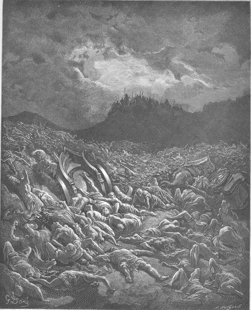 Destrucción de los amonitas y moabitas