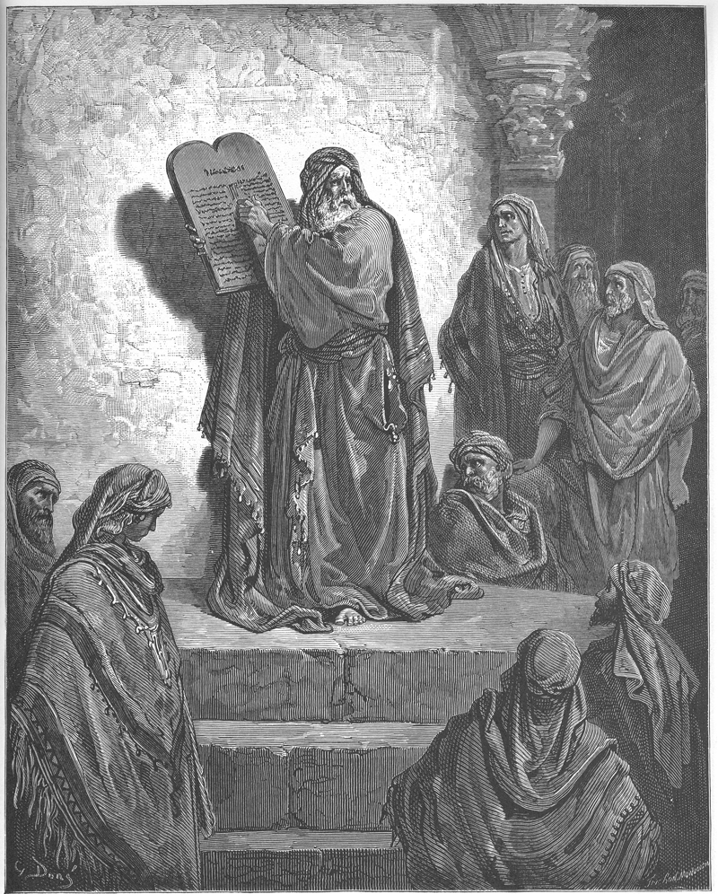 Esdras lee la ley al pueblo