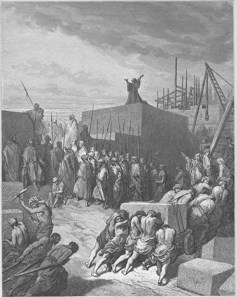 Reconstrucción del templo