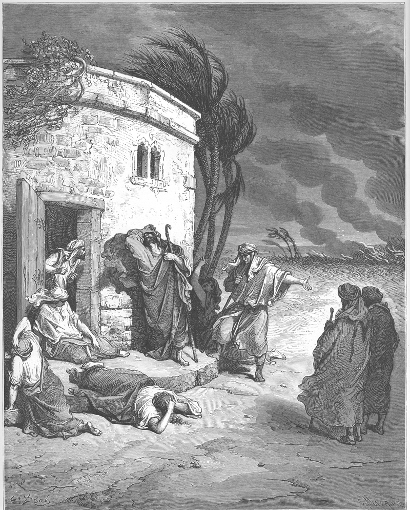 Job escucha las malas noticias