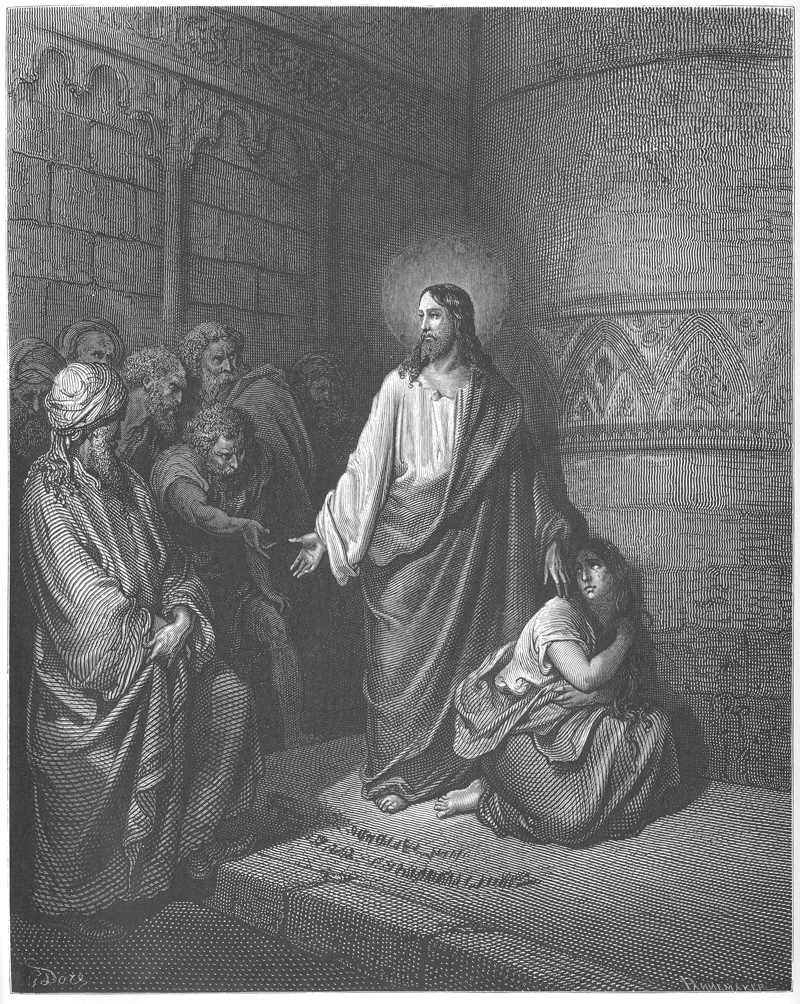 Jesús y la mujer adúltera