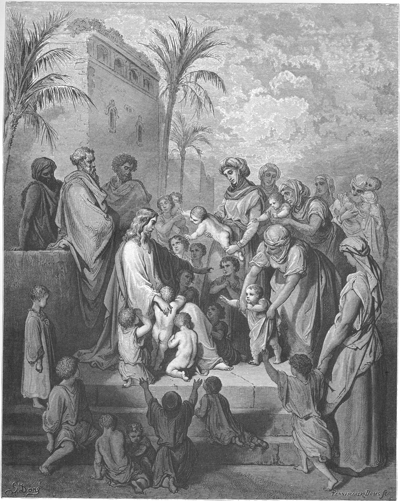 Jesús bendice a los niños