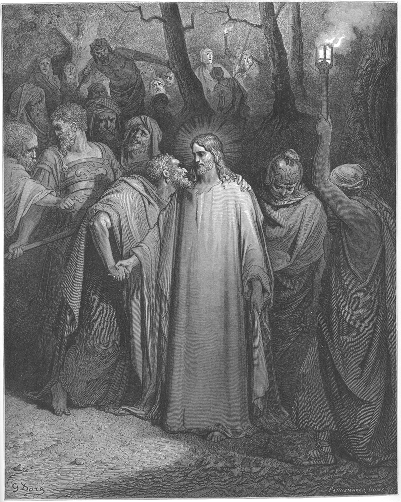 Judas traiciona a Jesús