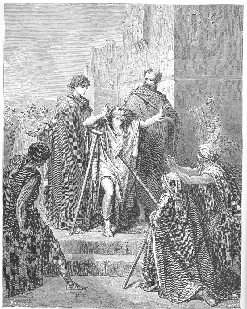 Pedro y Juan sanan a un cojo