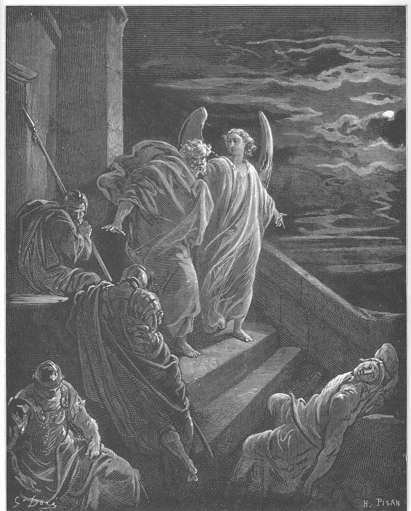 Pedro es librado de la cárcel