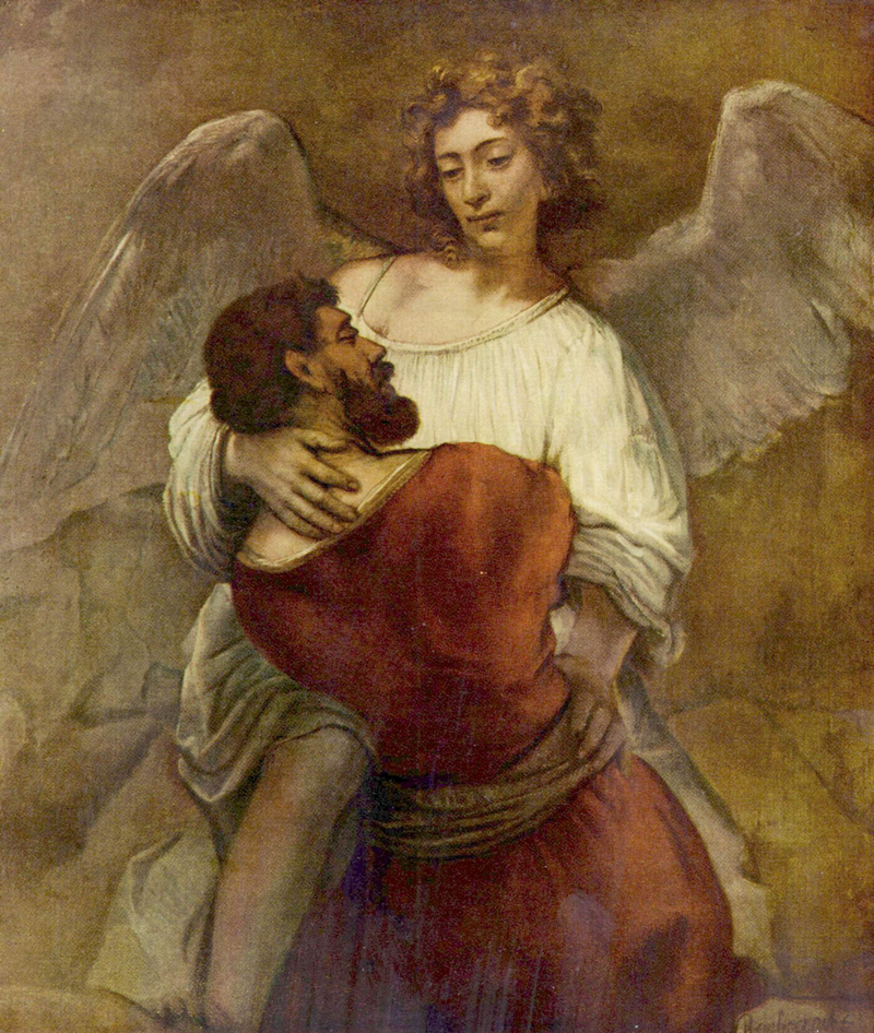Jacob lucha con el ángel