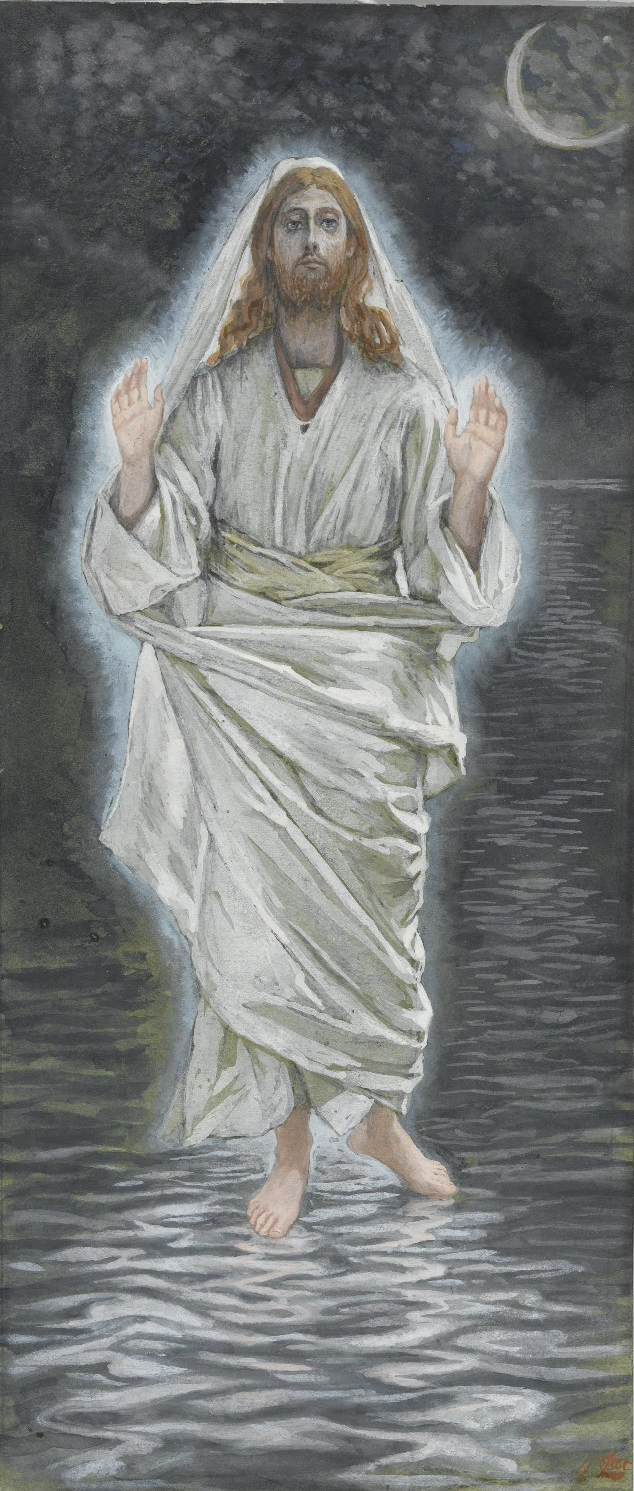 Jesús camina sobre el agua