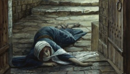 La mujer del levita muere a la puerta