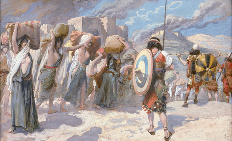 Las mujeres de Madián llevadas cautivas