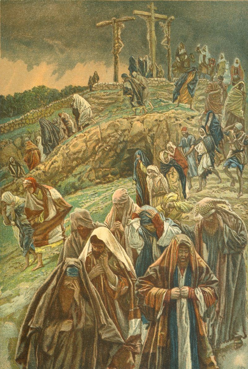 El pueblo golpeándose el pecho