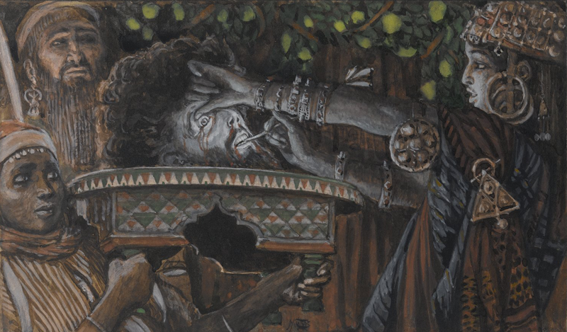 La cabeza de Juan el Bautista