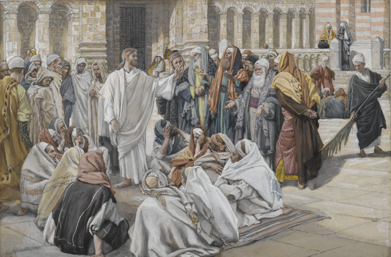 Los fariseos preguntan a Jesús