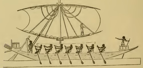 Barco en el Nilo (Wilkinson)