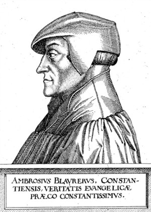 BLAURER, AMBROSIUS (1492-1564)