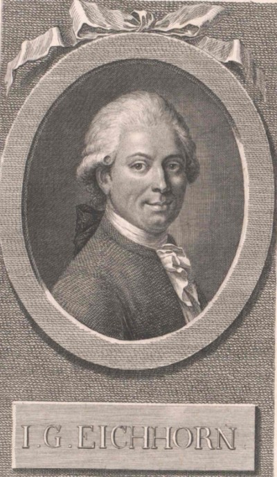 EICHHORN, JOHANN GOTTFRIED (1752-1827)