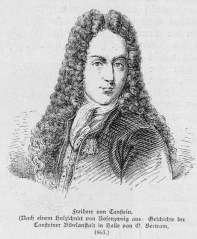 CANSTEIN, KARL HILDEBRAND, BARÓN VON (1667-1719)