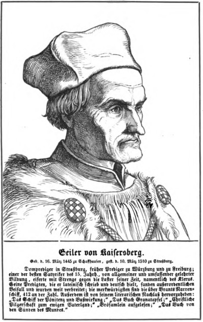 GEILER DE KAISERSBERG, JOHANN (1445-1510)