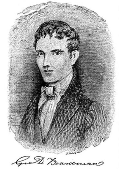 BOARDMAN, GEORGE DANA (1801-1831)