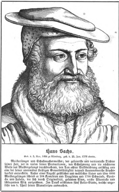 SACHS, HANS (1494-1576)