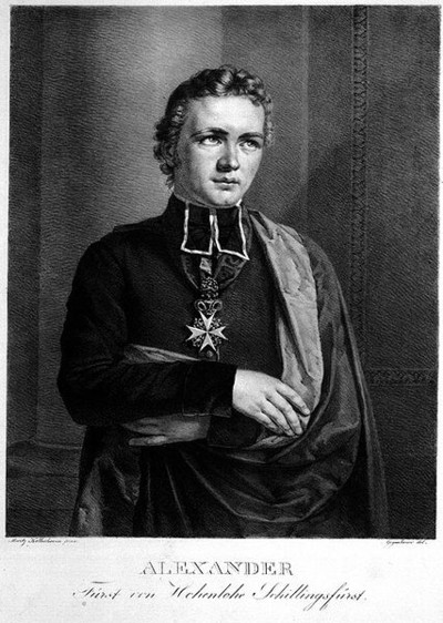 HOHENLOHE, ALEXANDER LEOPOLD FRANZ EMMERICH, PRÍNCIPE DE (1794-1849)