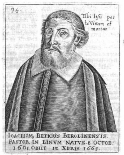 BETKIUS, JOACHIM (1601-1663)