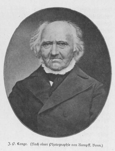 LANGE, JOHANN PETER (1802-1884)