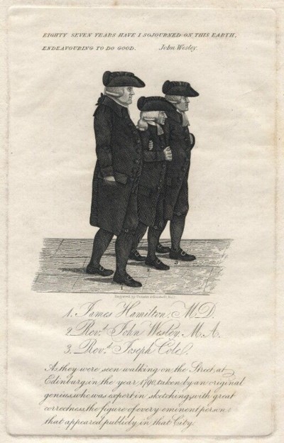 James Hamilton; John Wesley; Joseph Cole, por John KayNational Portrait Gallery