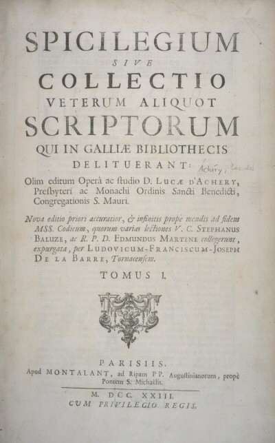 ACHERY, JEAN LUC D' (1609-1685)