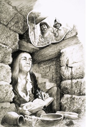 Sacerdote católico escondido durante el reinado de Isabel I