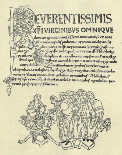 Aldhelm, Hildelitha y las monjas de Barking