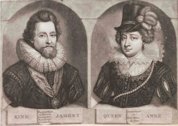 Ana de Dinamarca y Jacobo I
