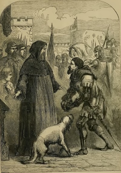 Lancaster y Ricardo II en FlintIlustración de Cassell's Illustrated History of England