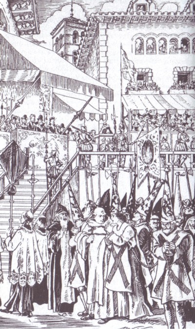 Condenados en un auto de fe