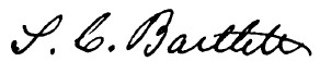 Firma de Samuel Colcord Bartlett