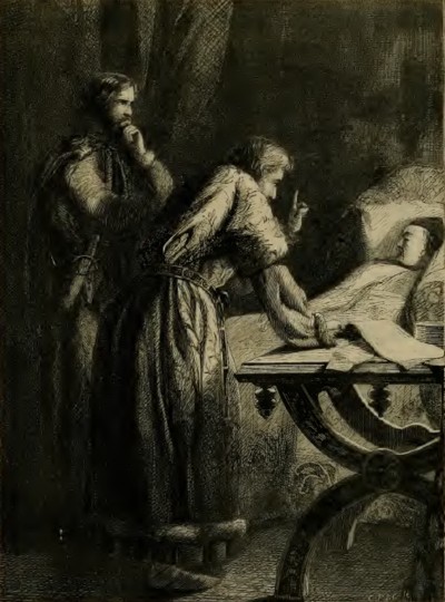 Muerte de Henry BeaufortIlustración de Cassell's Illustrated History of England