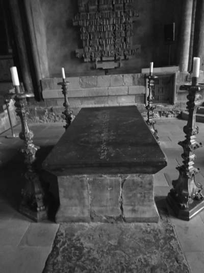 Sepulcro de Beda en la catedral de DurhamFotografía de Wenceslao Calvo