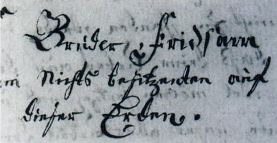 Firma de Beissel (Brother Friedsam)
