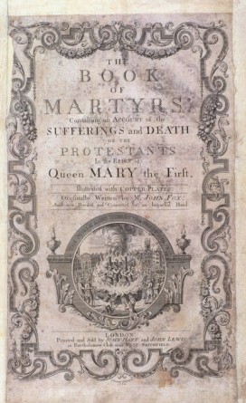 Portada de Book of Martyrs